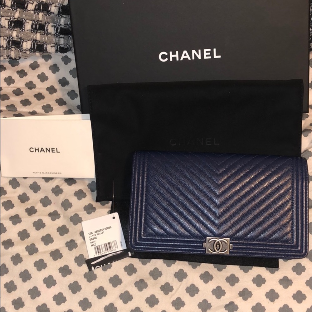 SOLD!!!-Chanel YEN Wallet 💙 Authentic